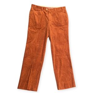 Hiltl The Ultimate Trouser Corduroy Brick Baumwolle Blend Relax Fit Men's Sz 36